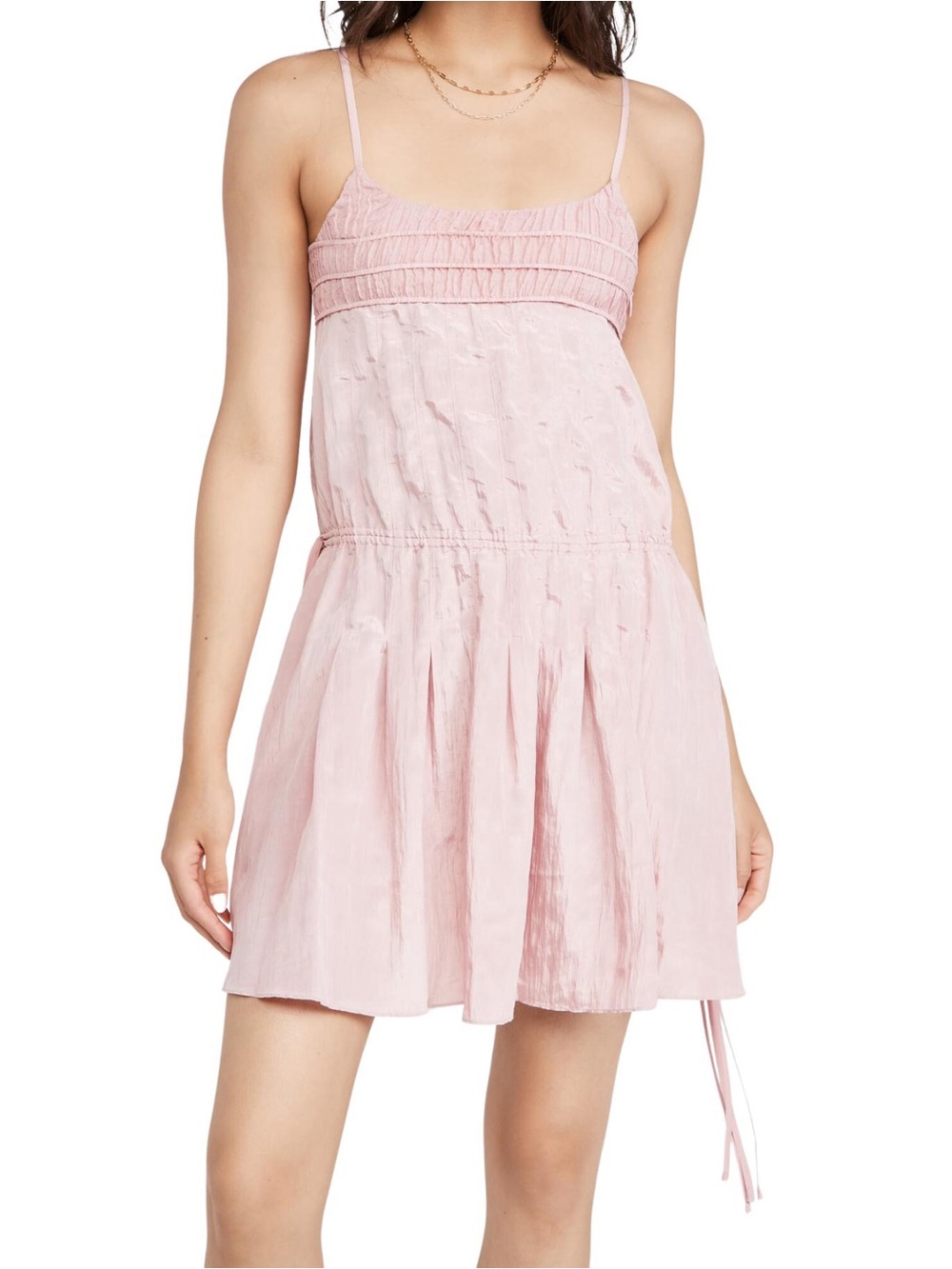 Rebecca Taylor Ruched Sleeveless Dress Size 16 Romantic Feminine Wedding